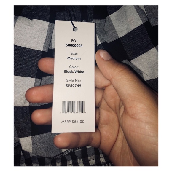 SOLD!!!! 🖤 Gingham Ruffle Dress 🖤 - Picture 2 of 3